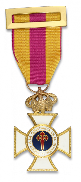 Medalla a la Constancia en el servicio Cruz de Oro